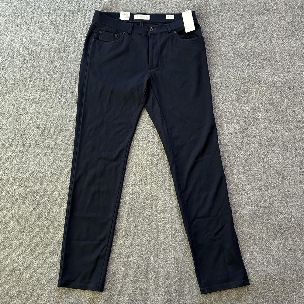 BRAX‎ Hi-Flex Chuck Pants Mens 36x34 Blue Jersey Chino Modern Fit Stretch